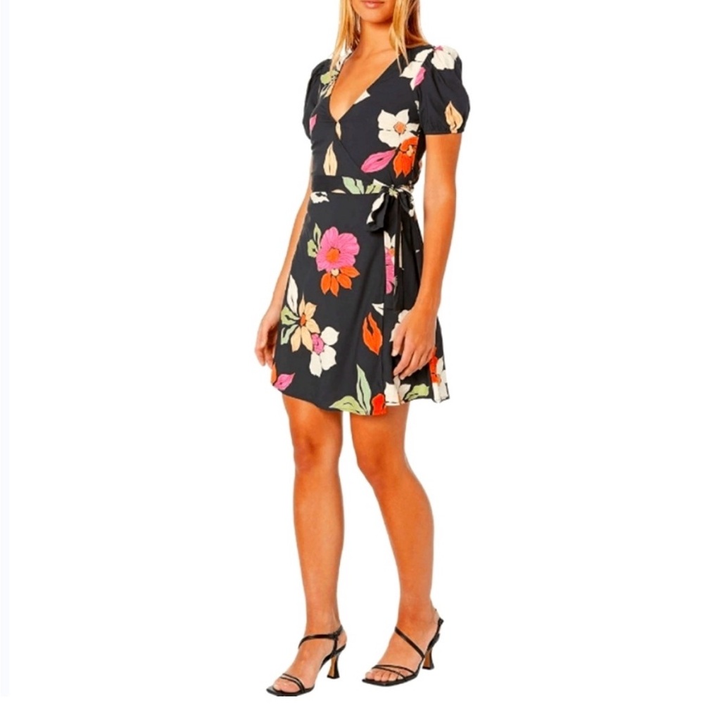 Billabong Hot Tropics Mini Wrap Dress